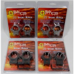 SET OF 4 SUN OPTICS SHORT