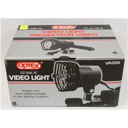 OPTEX VIDEO LIGHT 150 WATT AC