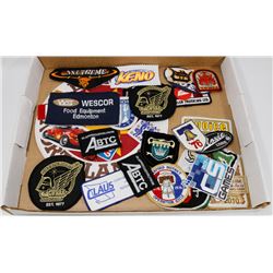 FLAT OF VARIOUS PATCHES.