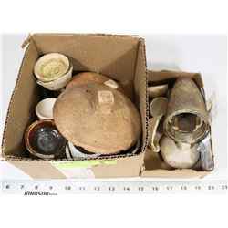 BOX OF VINTAGE CERAMICS