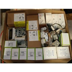 BOX OF ELECTRICAL PARTS