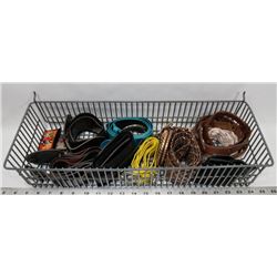 BUNDLE OF ASSORTED BELTS