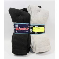 12 PAIR NEW MENS CREW SOCKS