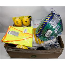 FLAT OF ASSORTED SAFETY WARE