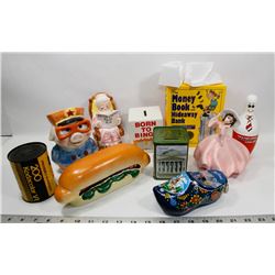 VINTAGE PIGGY BANKS