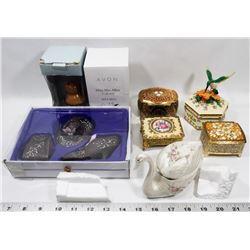 FLAT OF TRINKET BOXES VILLEROY