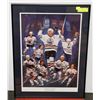 Image 1 : PROFESSIONALLY FRAMED EDMONTON OILERS CAPTAINS