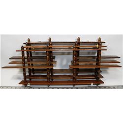 SET OF 3 WOODEN WALL DISPLAYS