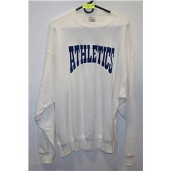 NEW SIZE XL, WHITE ATHLETICS FRUIT OF THE LOOM