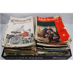 LARGE LOT OF 75+ MACLEANS, CANADIAN HOME JOURNAL