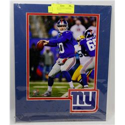 NEW YORK GIANTS ELI MANNING MATTED PHOTO