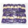 Image 1 : LOT OF 12 LILAC  PATONS SHETLAND CHUNKY  70 G BALL