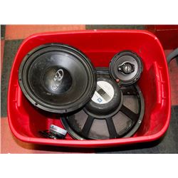 TOTE WITH TWO 16" JBL SUBS AND A 12" PHOENIX GOLD