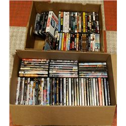LOT OF 100 DVDS