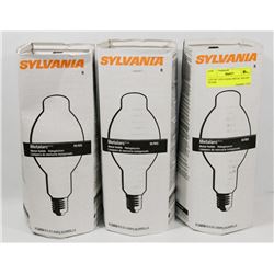 LOT OF 3 SYLVANIA METAL HALIDE BULBS