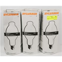 LOT OF 3 SYLVANIA METAL HALIDE BULBS
