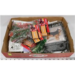 FLAT OF DOG TREATS & COSTUMES