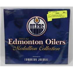2003-04 EDMONTON OILERS MEDALLION COLLECTION WITH