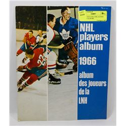1965-66 COCA COLA NHL ACTION PLAYERS ALBUMS.