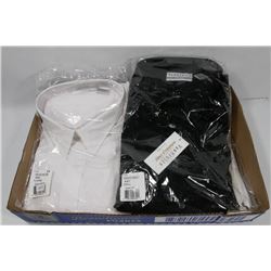 LOT OF 4 NEW VAN HEUSEN DRESS SHIRTS – FOR HER.