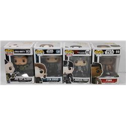 LOT OF 4 FUNKO POPS