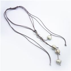 21) STERLING SILVER NECKLACE