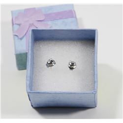 .925 SILVER PETITE HEART STUDS