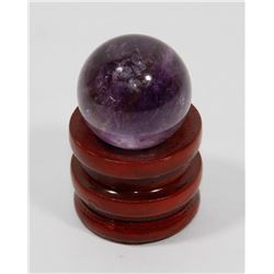 AMETHYST HEALING SPHERE ON STAND