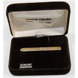 PIERRE CARDIN DIAMOND TIE CLIP