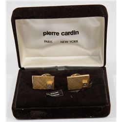 PIERRE CARDIN DIAMOND CUFF LINKS