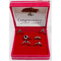 ESTATE LOT 6 LADIES RINGS