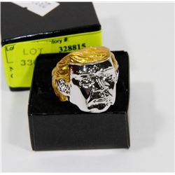 NEW HEAVY SILVER TONE WITH GOLD TONE HAIR