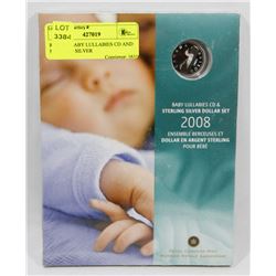 RCM 208 BABY LULLABIES CD AND STERLING SILVER