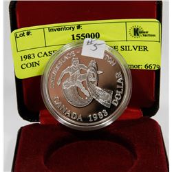 1983 CASED UNIVERSIADE SILVER COIN