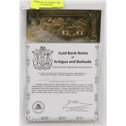 GOVERNMENT OF ANTIGUA  AND BARBUDA 23 KARET $30