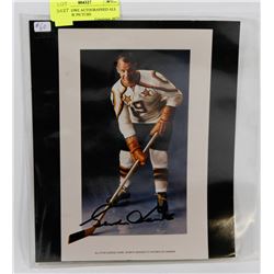 GORDIE HOWE AUTOGRAPHED ALL STAR GAME PICTURE