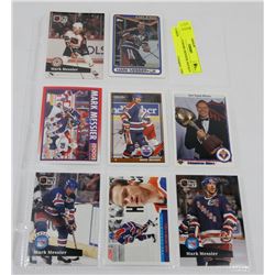 SHEET OF 8 MARK MESSIER HOCKEY CARDS