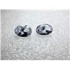 Image 2 : 10)  LOT OF 2 MATCHED OVAL WHITE ZIRCON