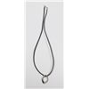 Image 1 : STERLING SILVER DIAMOND PENDANT W/FASHION CORD