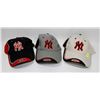 Image 1 : BUNDLE OF 3 NY BALL HATS