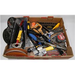 FLAT OF ASSORTED TOOLS.