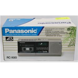 PANASONIC AM/FM RADIO MODEL RC X80