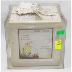 "A BLOCK TO GROW ON" KIDS COIN BANK