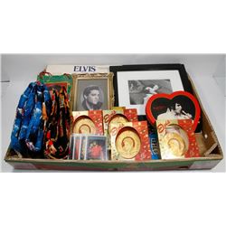 FLAT OF ELVIS COLLECTIBLES