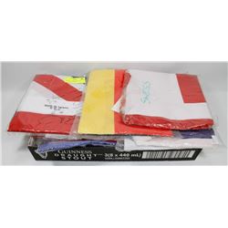 FLAT OF 11 ASSORTED FLAGS INCLUDES 2 FRANCE,