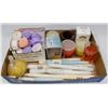 Image 1 : FLAT OF ASSORTED CANDLES