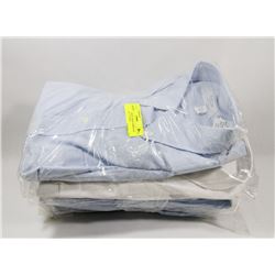 LOT OF 6  MENS DRESS SHIRTS IN ASSORTED  17" SIZES