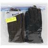 Image 1 : 2PK LADIES LEATHER GLOVES SMALL.