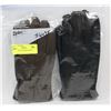 Image 1 : 2PK LADIES LEATHER GLOVES LARGE.
