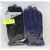 Image 1 : 2PK LADIES LEATHER GLOVES LARGE.